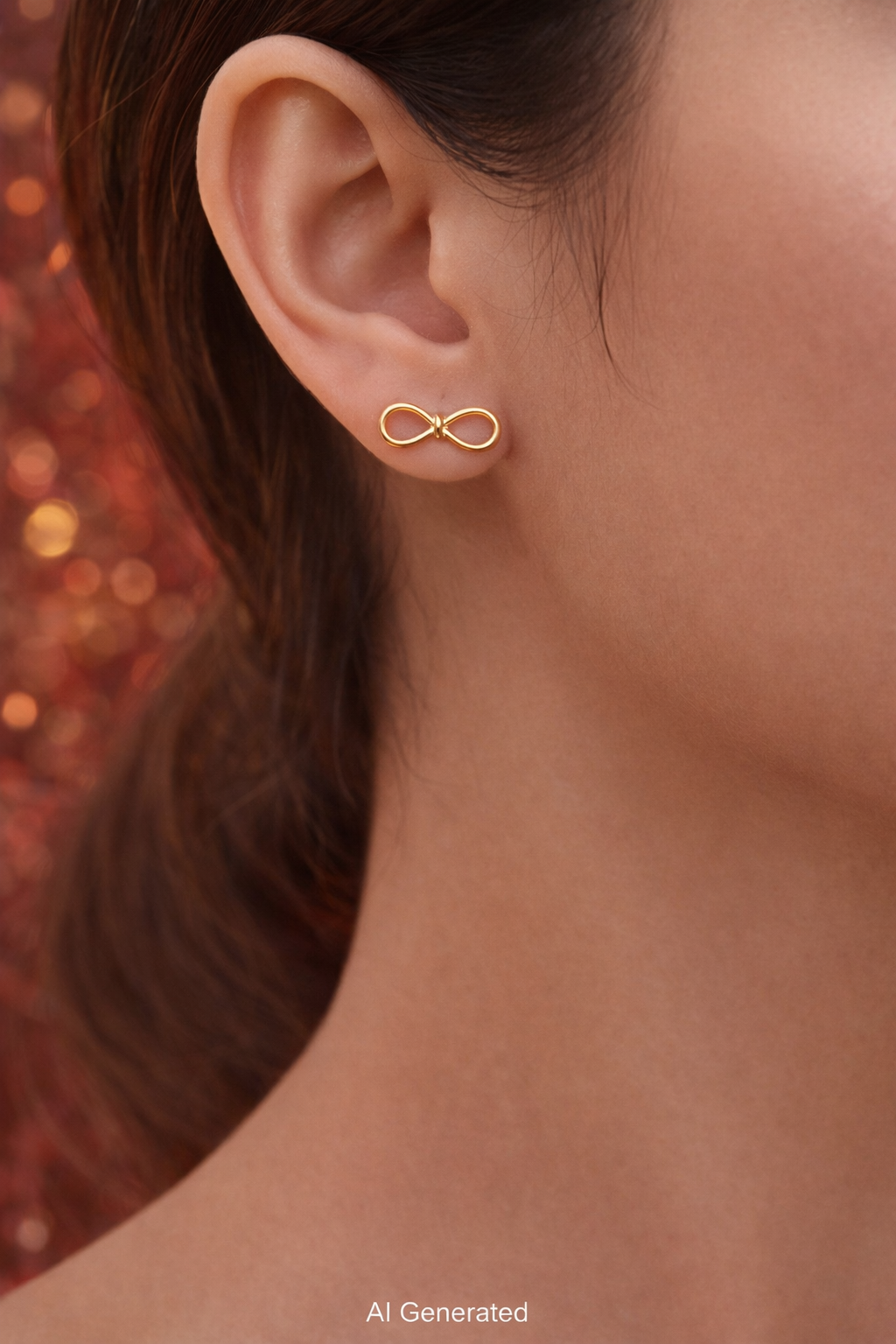 Korean Model infinity Earrings
