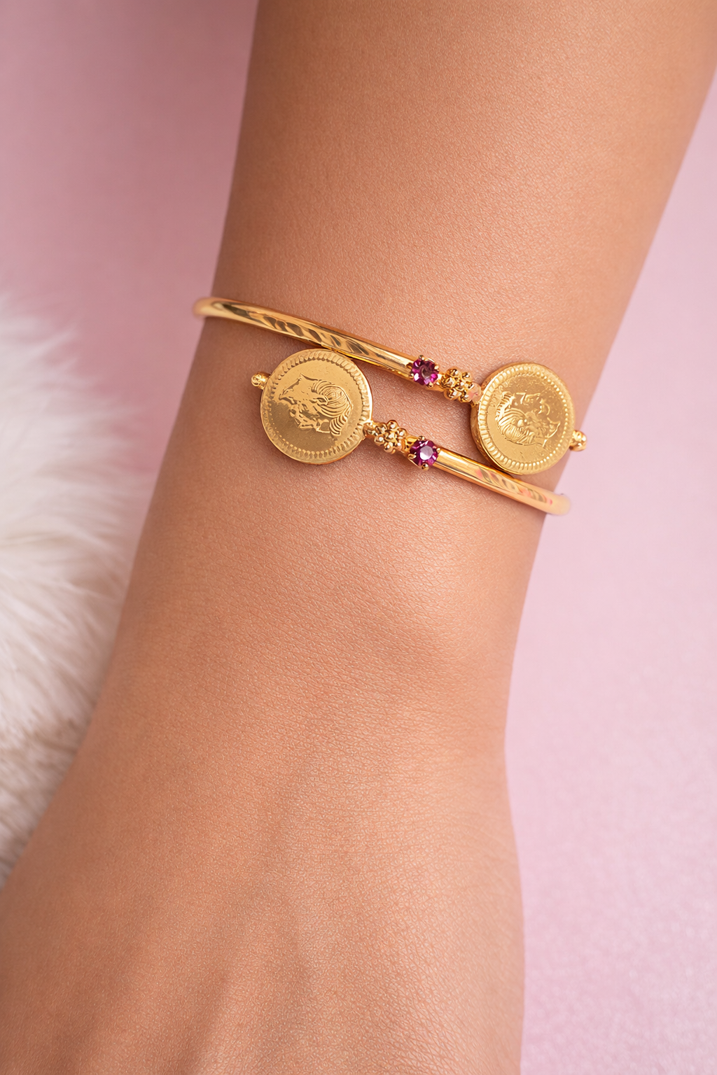 Adjustable Bangle (One Gram Gold)