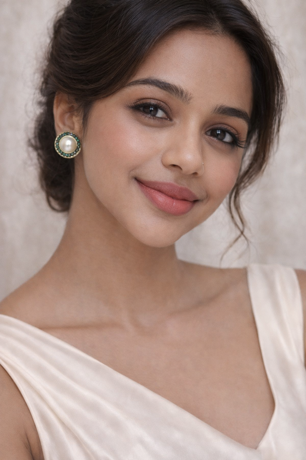 Red & Green Stone Earrings