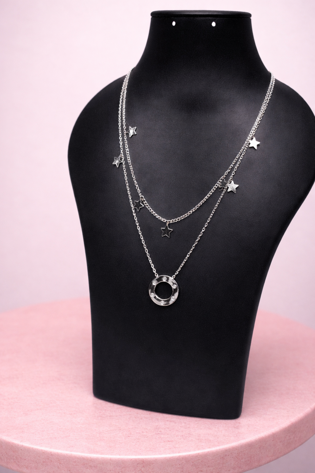 Double Layer Stainless Steel Daily Wear Necklace Chain