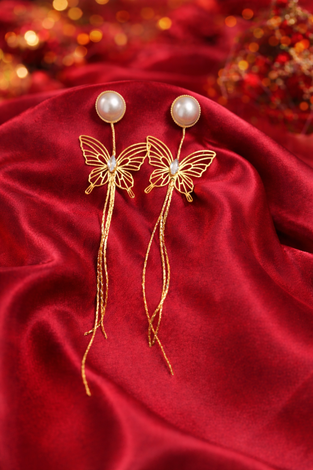 Korean butterfly Earings