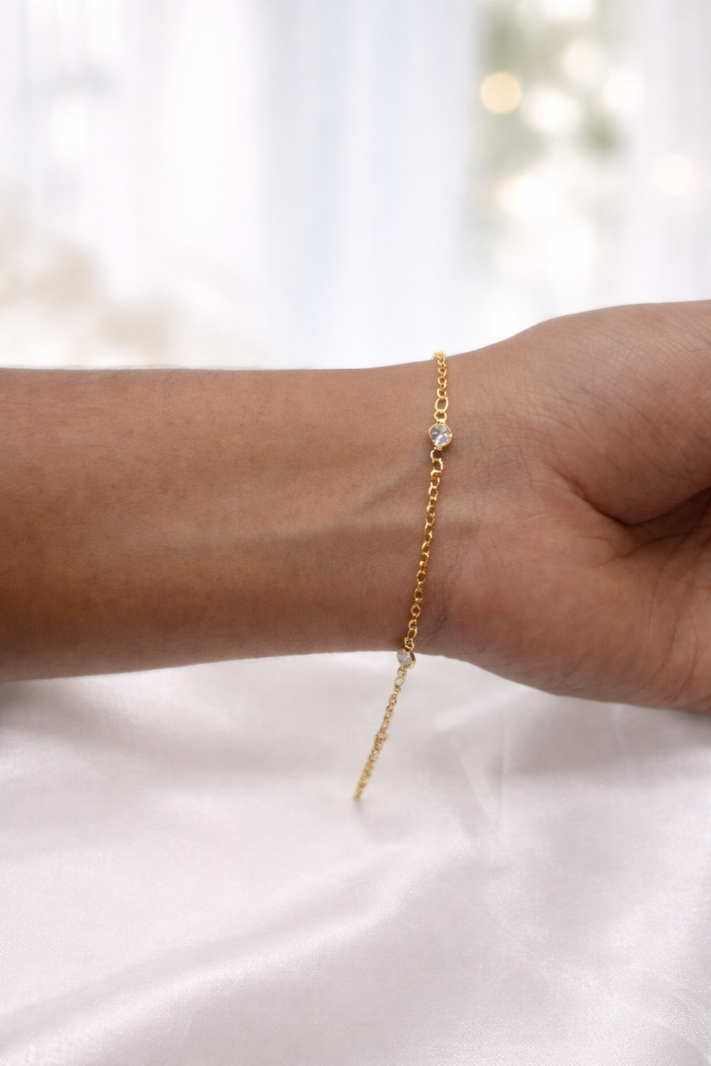 1 Gram Gold AD Stone Bracelet